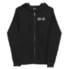 Shintoscilation hoodie with zip black